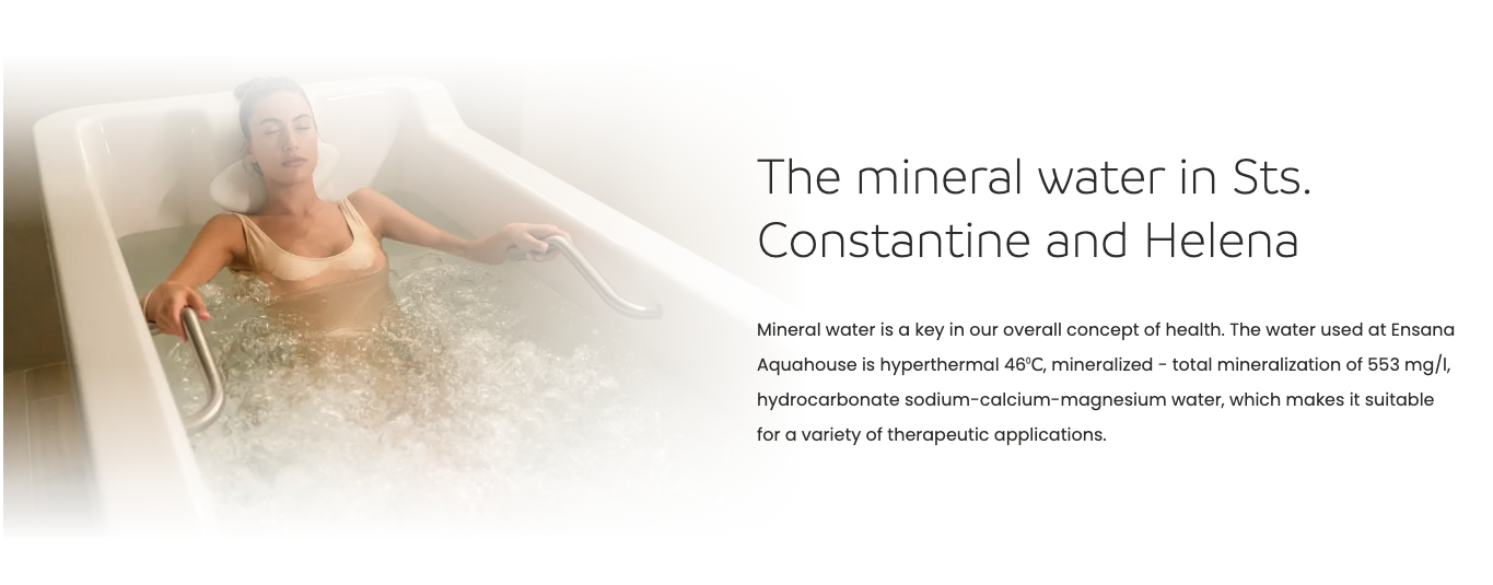 The Mineral Waters and Natural Setting of Ensana Aquahouse Bulgaria